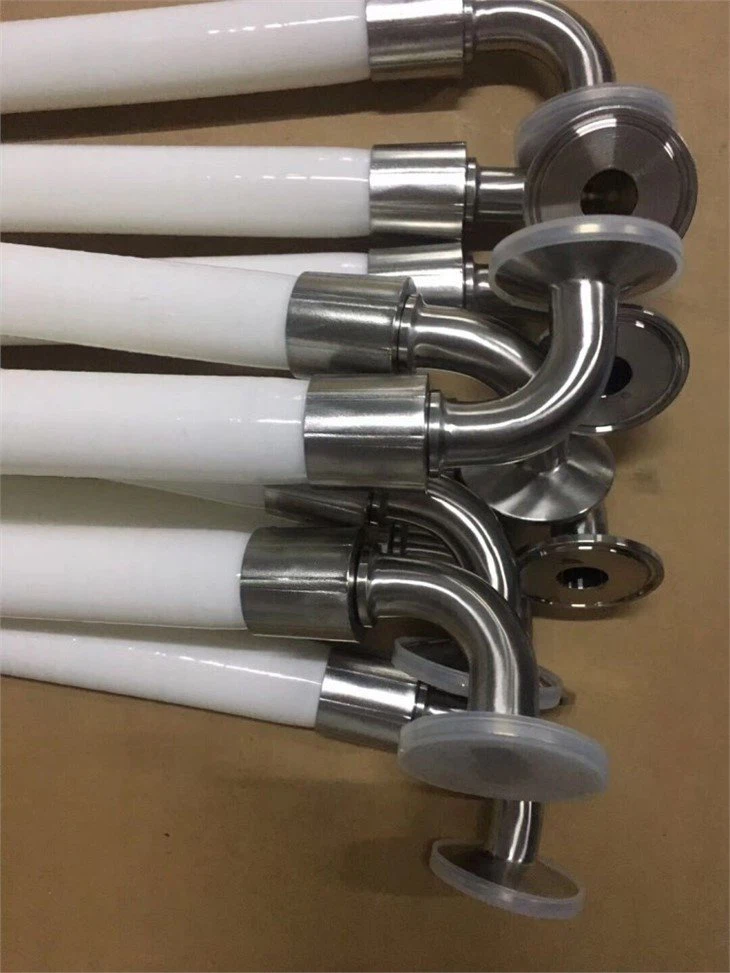 Silicone tube for industry machine use