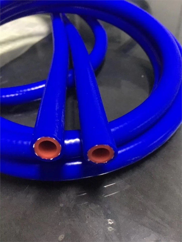 two color made silicone hose for car
